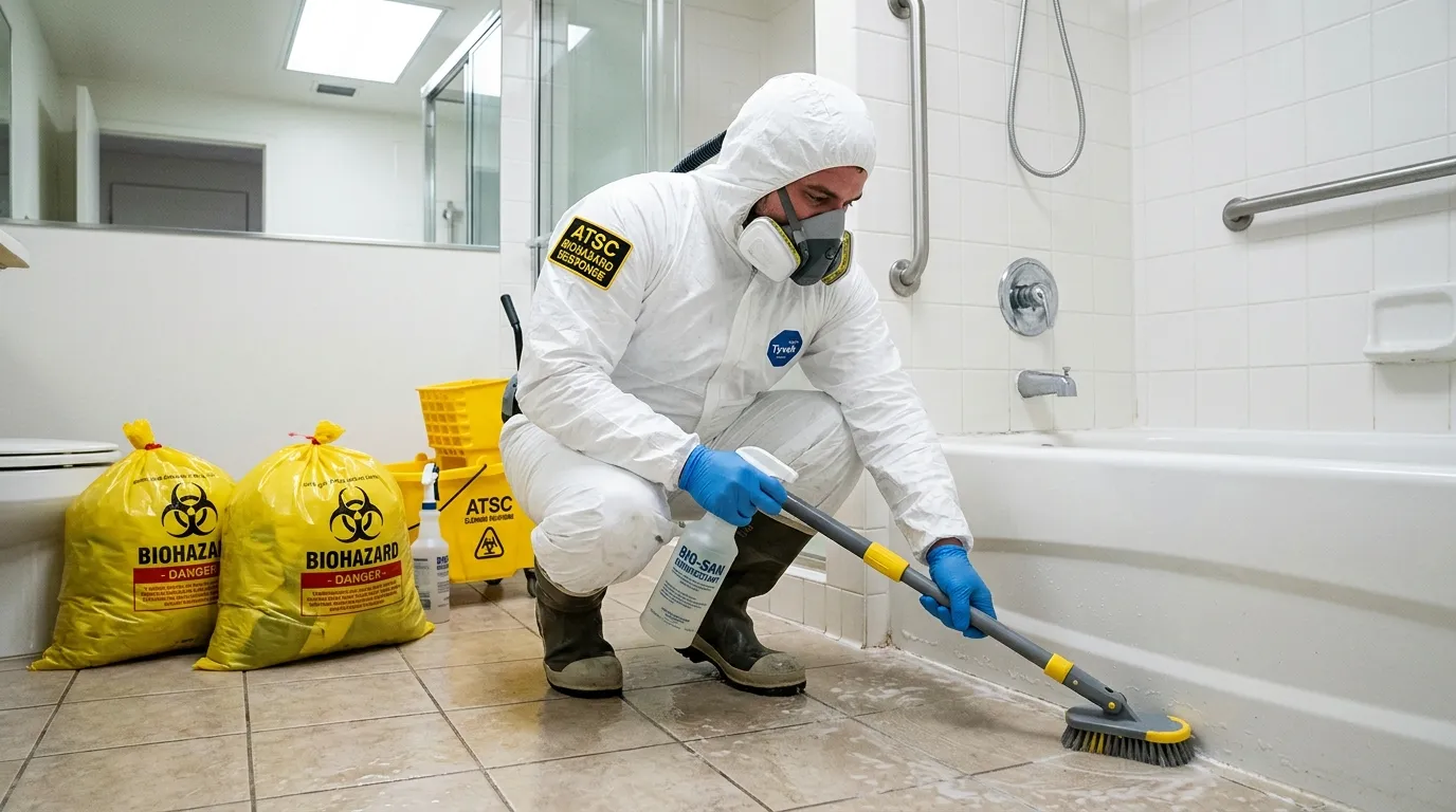 Decontamination equipment deployed for Blood Cleanup in Newington